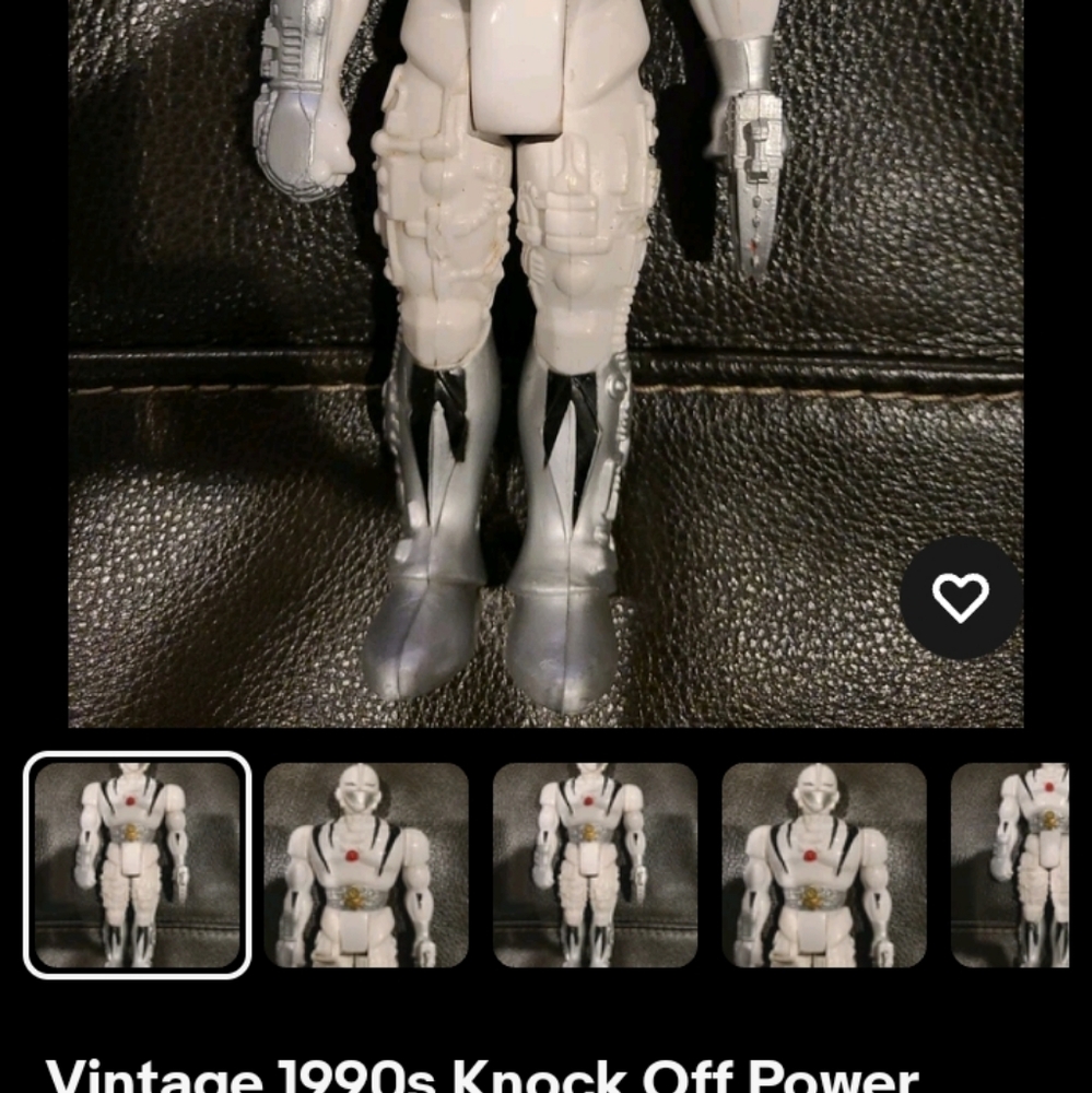 White Combat Force Ranger Made In The 1990s - Picture 3 of 6